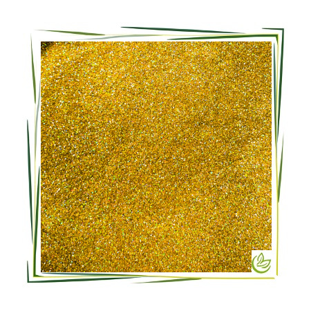 Glitter Laser Gold